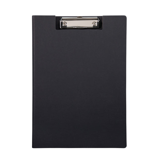 MAUL - Klemmbrettmappe Balance A4 verstärkter Kartonrücken 8mm schwarz | 12 Stück