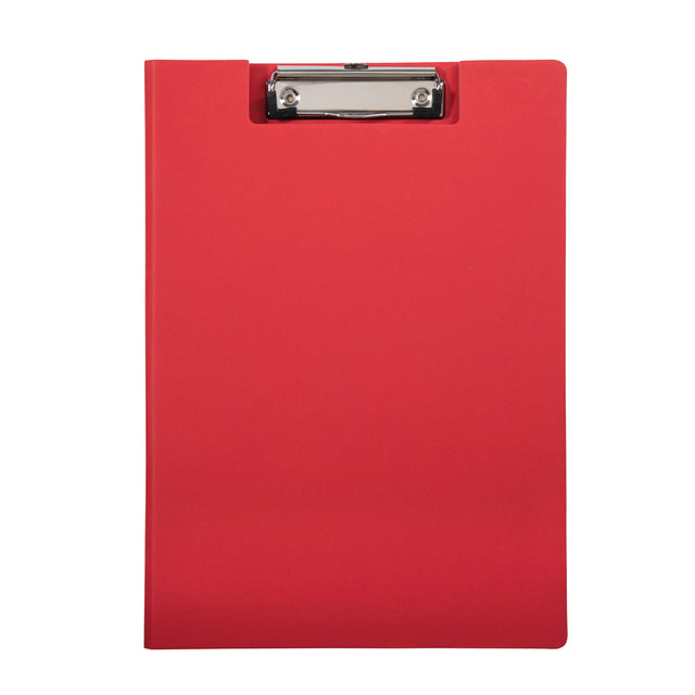 Maul - Clipboard Ordner Maulbalance A4 Pappe zurück 8mm rot | 12 Stücke