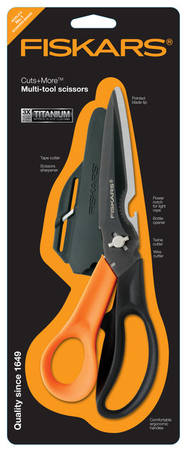 Fiskars – Schere 230 mm Schnitte und mehr Multitool