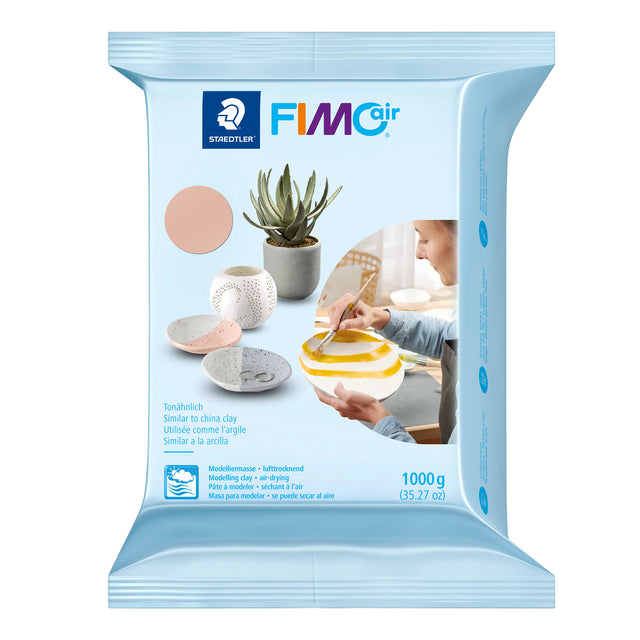Fimo Staedtler - Modelliermasse Fimo Air 1000 Gramm Pfirsich