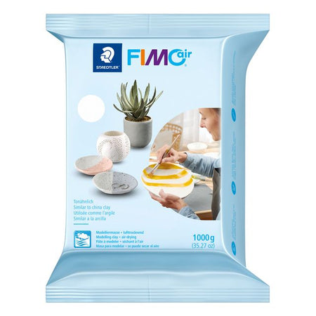 Fimo Staedtler - Modelliermasse Fimo Air 1000 Gramm weiß | 6 Stück