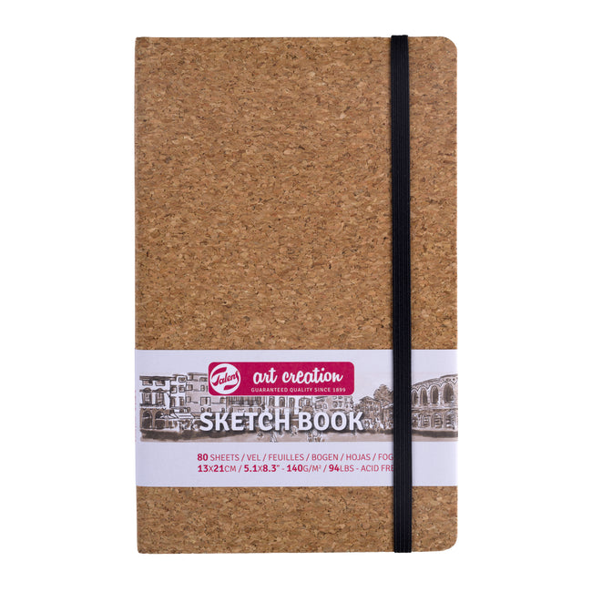 Talens Art Creation - Skizzenbuch Art Creation 80 weiße Blätter 140gr 130x210mm Kork | 5 Stück