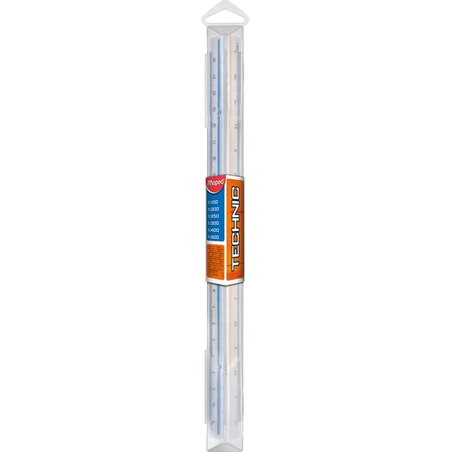 Maped - Maßstabsstab dreieckig 1:100/200/250/300/400/500