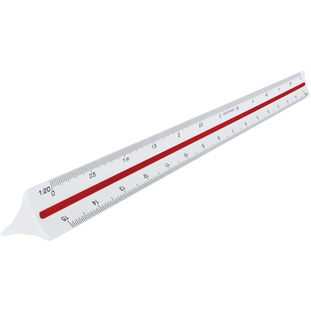 Maped - Maßstabsstab dreieckig 1:20/25/33,33/50/75/100