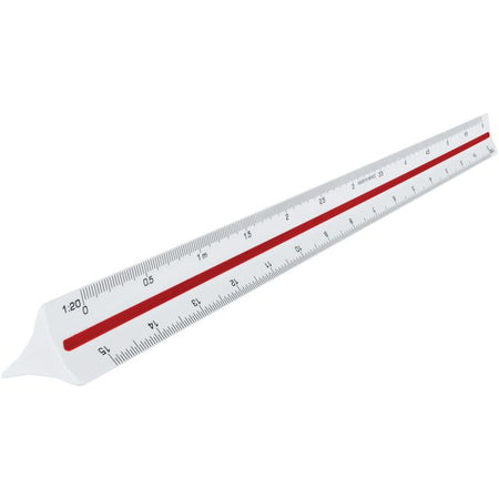 Maped - Maßstabsstab dreieckig 1:20/25/33,33/50/75/100
