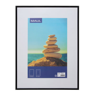 MAUL - Fotorahmen Kunst 30x40cm Kunststoffrahmen schwarz