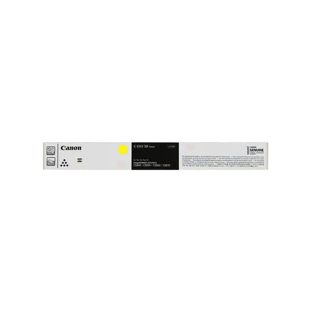 Tonercartridge Canon C-EXV 58 Gelb