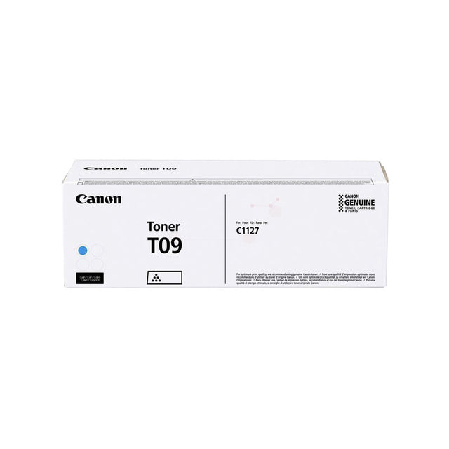 Tonercartridge Canon T09 Blau