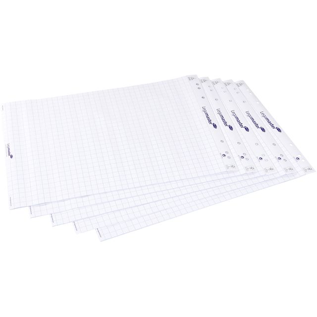 Legamaster - Flipchart-Papier quadratisch 20 Blatt 5 Stück