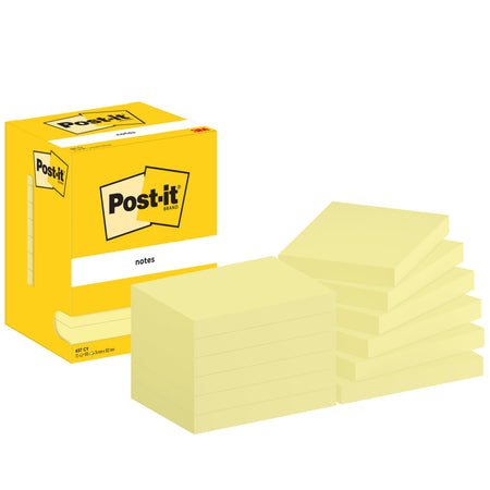 Post-it - Notizblock 657 76x102mm gelb | 8 Stück