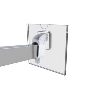 Klika - Vorderer Stiftkartenhalter 100x100mm auf Stange 13 Stück