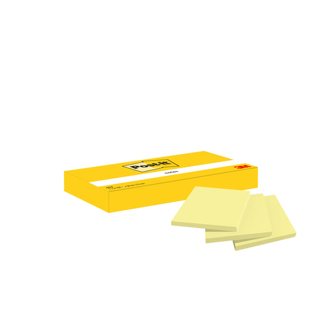 Memo-Block 3M nach-It 653 38x51mm gelb