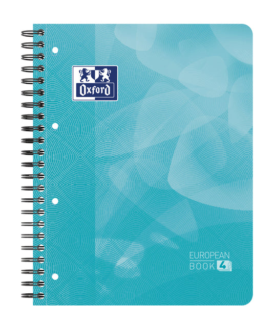 Projektbuch oxf school a4+ 4-Loch-Linie 120V Aqua | 1 Stück
