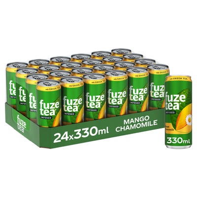 Fuze Tea - Erfrischungsgetränk Grüner Tee Mango Kamille Dose 330 ml