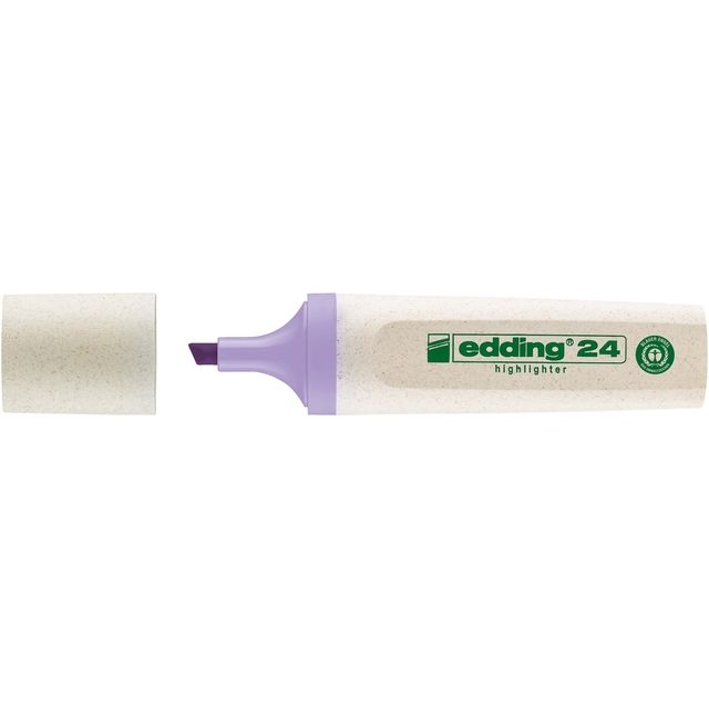 Edding Ecoline - Textmarker edding 24 EcoLine Pastellviolett | 10 Stück