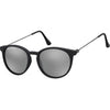 Montana – Sonnenbrille mit Revo-Rundspiegelglas mattschwarz