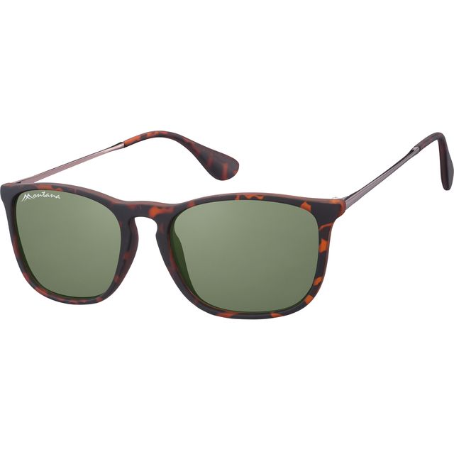Montana – Sonnenbrille mit grünen G15-Schildkrötengläsern