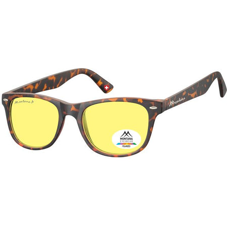 Montana – Sonnenbrille mit gelbem polarisiertem Schildkrötenglas