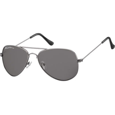 Montana - Sonnenbrille mit Rauchglas, stahlfarben