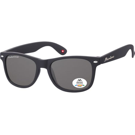 Montana – Sonnenbrille mit rauchpolarisiertem Glas schwarz