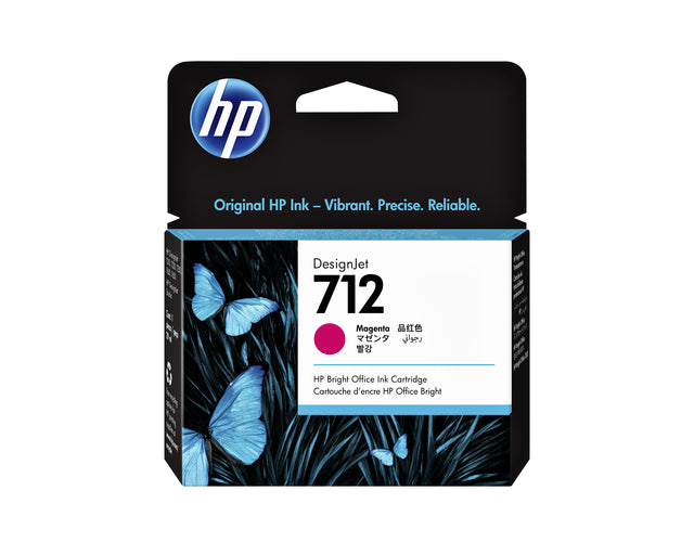 Inkcartridge HP 712 3ed68a Rot