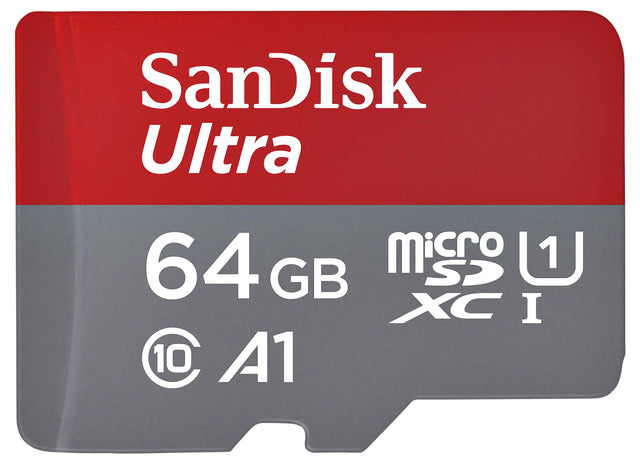 Speicherkarte Sandisk MicroSDXC Ultra 64 GB (140 MB/s C10 - SDA UHS -I)