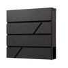 Brasq - Briefkasten PB200 Deluxe Wand schwarz