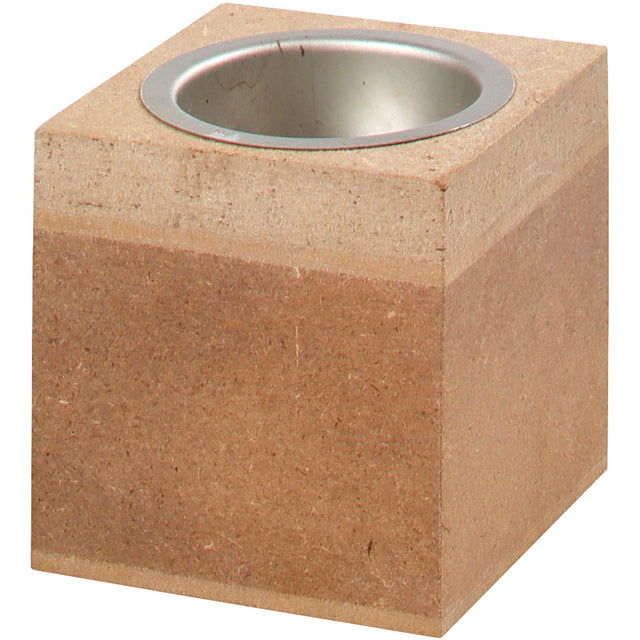 Teelichthalter Kreotime Holz 6x6x6cm