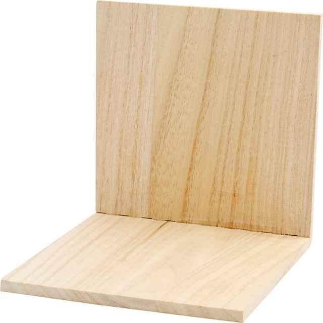 Buchstütze Creativ Company Holz 15x15x15cm | Karton mit 1 Stück