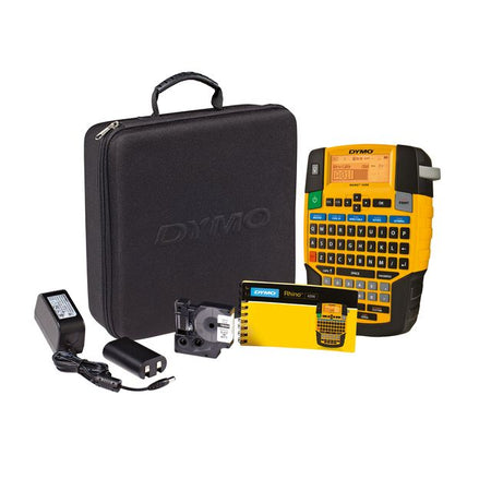 Dymo - Etikettendrucker Rhino 4200 Industrial Azerty 19mm Gelb im Koffer