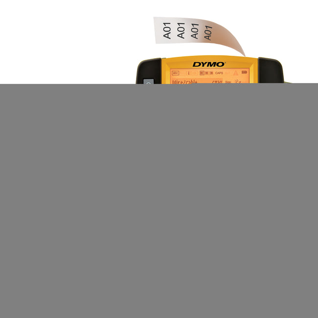 Dymo - Etikettendrucker Rhino 4200 industrial qwerty 19mm gelb im Koffer
