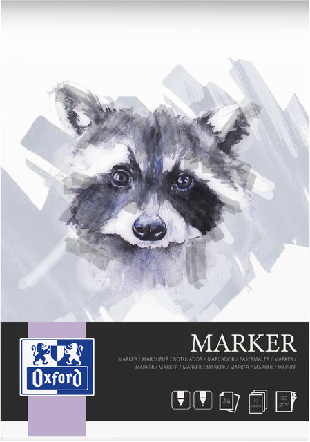 Zeichnen von Block Oxford Marker A4 15 Vel 180gr
