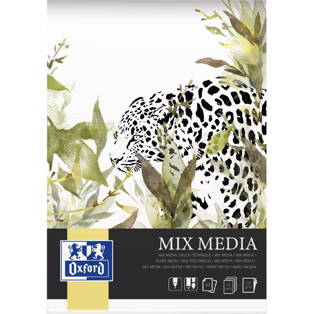 Oxford - Zeichenblock Mix Media A3 25 Blatt 225 Gramm