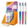 BIC - Kugelschreiber 4 Farben Farbverlauf m sortiert | 30 Stück