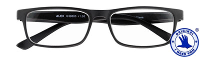 I Need You - Lesebrille +1,00 dpt Alex schwarz