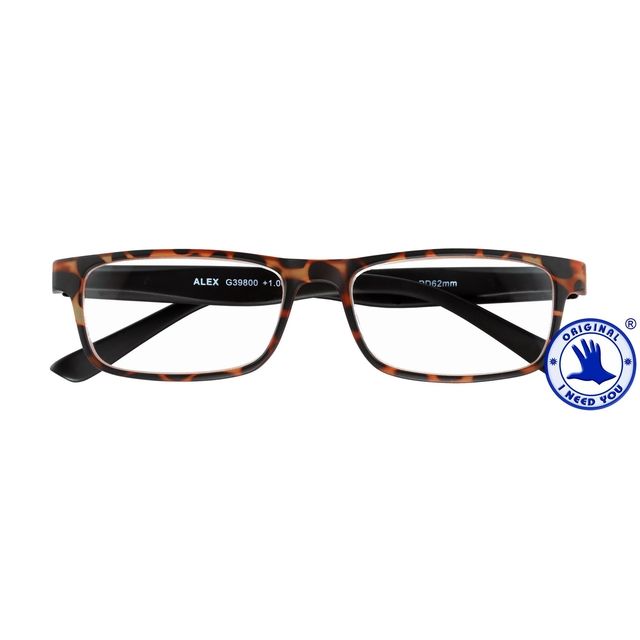 I Need You - Lesebrille +1,00 dpt Alex havana-schwarz