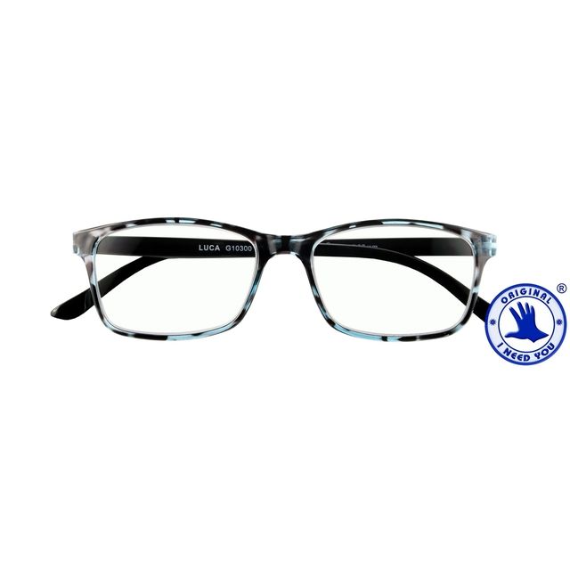 I Need You - Lesebrille +3,00 dpt Luca blau