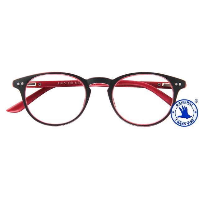 I Need You - Lesebrille +1,50 dpt Doctor Neu grau-rot