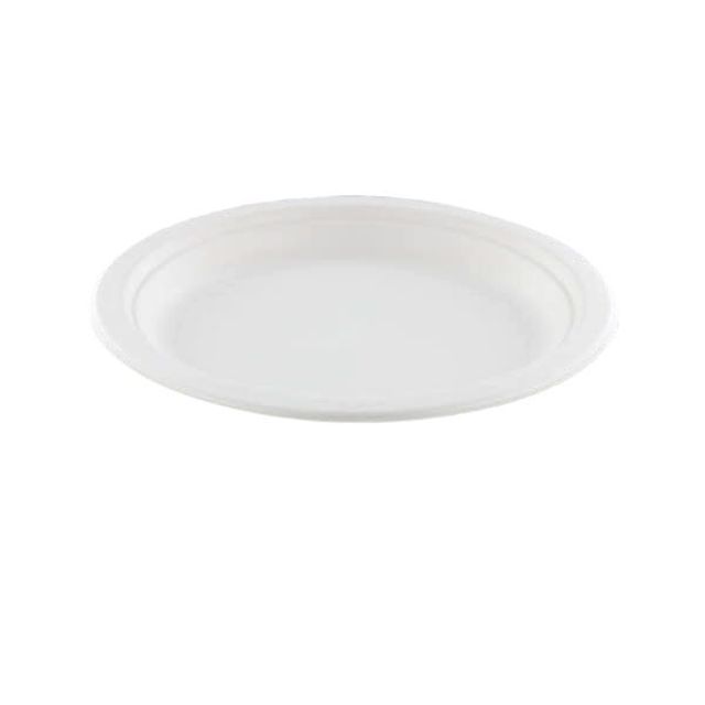 IEZZY Catering und Cate - Teller PF Ø 170mm Zuckerrohr 50 Stück weiß | 20 Stück