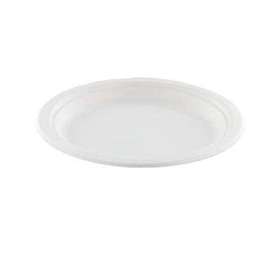 IEZZY Catering und Cate - Teller PF Ø 170mm Zuckerrohr 50 Stück weiß