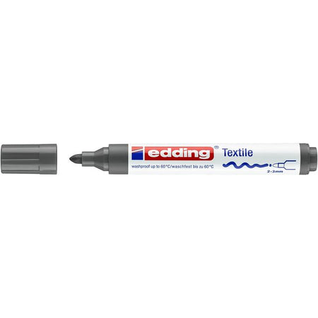 Edding - Textilmarker 4500 rund 2-3mm grau | 10 Stück