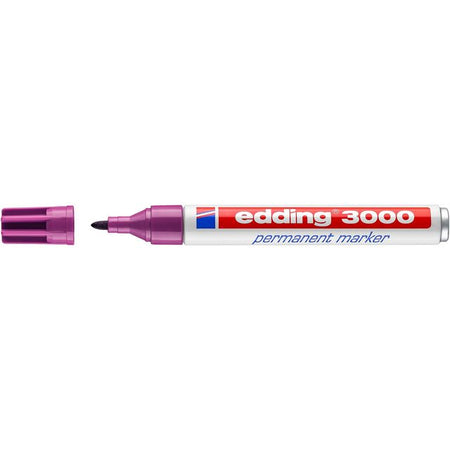 Edding - Filzstift 3000 rund 1,5-3mm rotviolett | 10 Stück