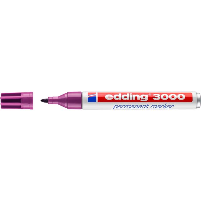 Edding - Filzstift 3000 rund 1,5-3mm rotviolett