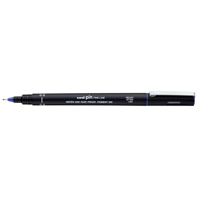 Uni-Ball - Fineliner Pin 0,3mm blau