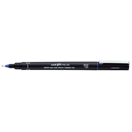 Uni-Ball - Fineliner Pin 0,3mm blau
