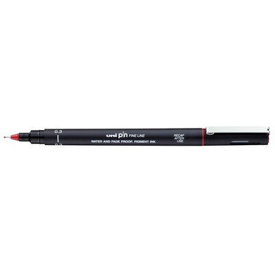 Uni-Ball - Fineliner Pin 0,3mm rot