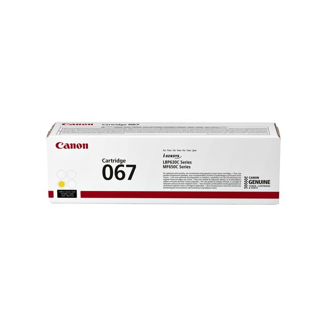 Canon - Tonerkartusche 067 gelb