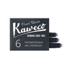 Kaweco - Tintenpatrone, schwarze Box mit 6 Stück