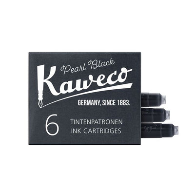 Kaweco - Tintenpatrone, schwarze Box mit 6 Stück