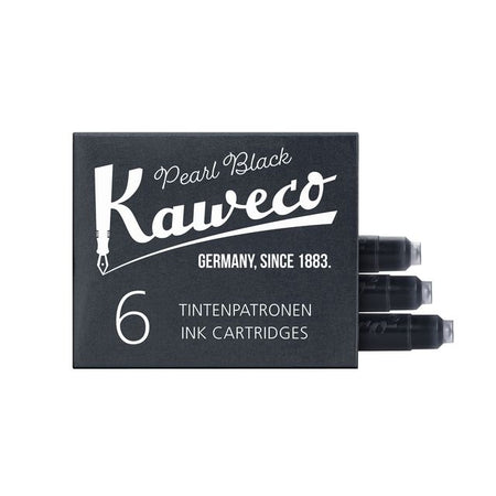 Kaweco - Tintenpatrone, schwarze Box mit 6 Stück